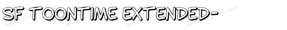 SF Toontime Extended字体转换